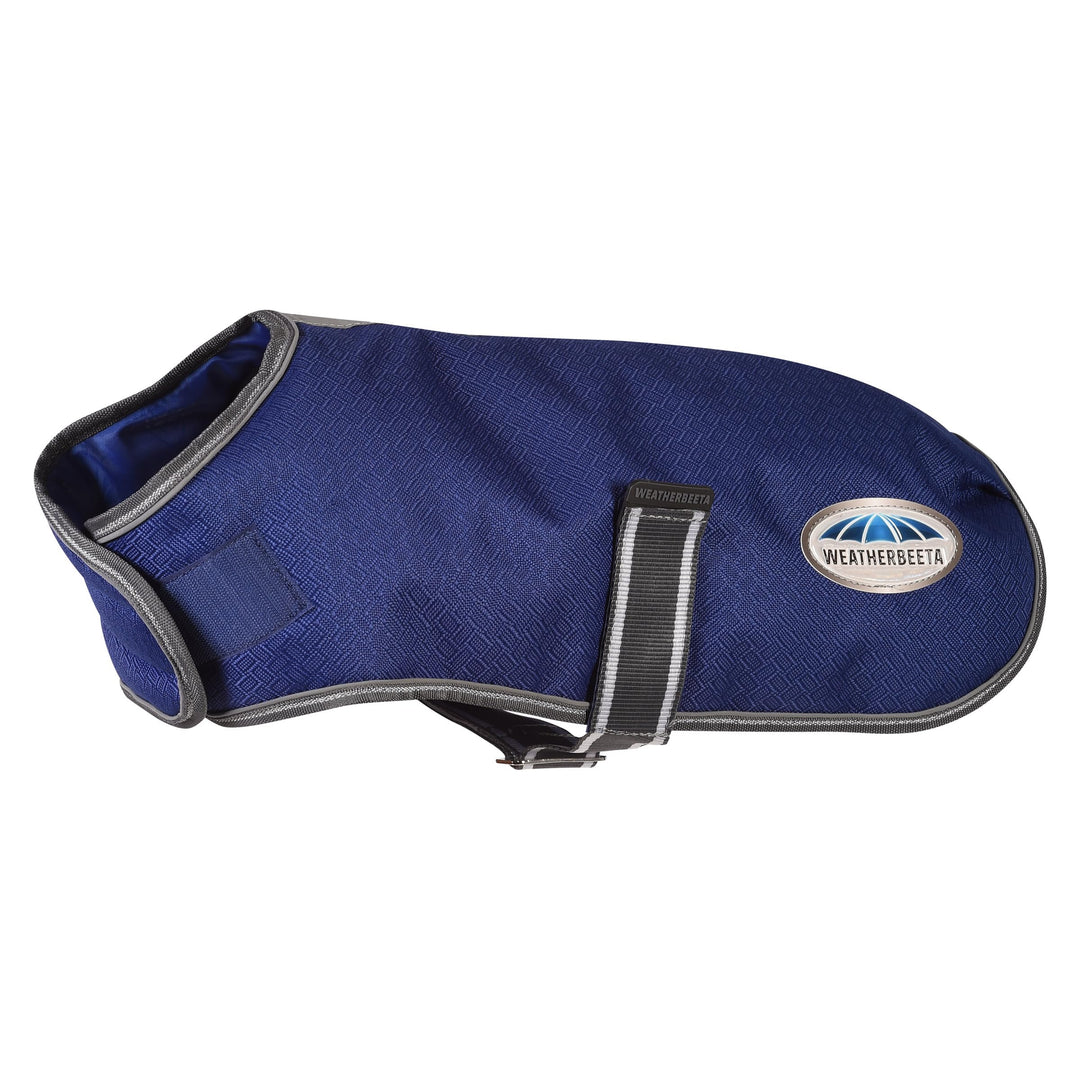 Weatherbeeta Comfitec Premier Free Parka Hundemantel - Dunkelblau/Grau/Weiss - 75cm, 75cm