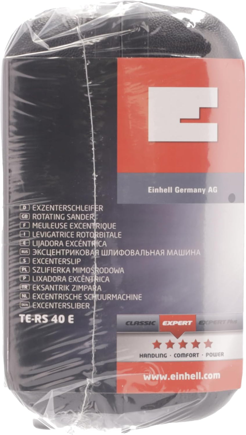 Einhell Exzenterschleifer TE-RS 40 E (400W, 12.000-24.000 1/min Schwingzahl, 125mm Scheiben-ø, aktiv