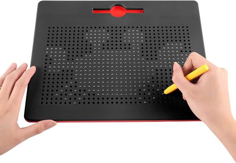 HONPHIER Kinder Zaubertafel Magnetische Zeichenbrett Reissbrett mit Stift Stahlkugel Tablet Abwischb