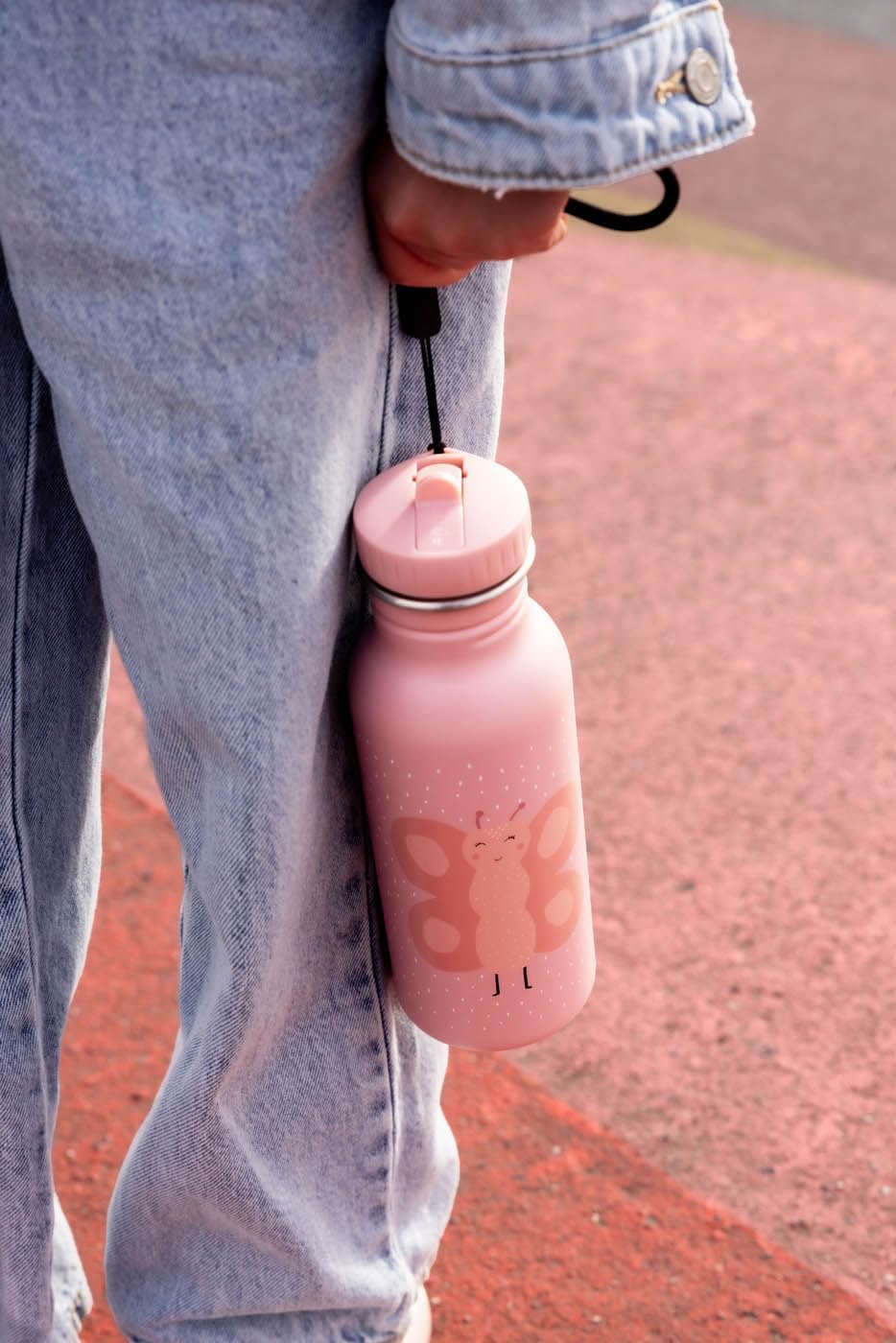 Trixie Trinkflasche Kinder 500ml, Wasserflasche Kindergarten, auslaufsicher | Kinderflasche für Jung