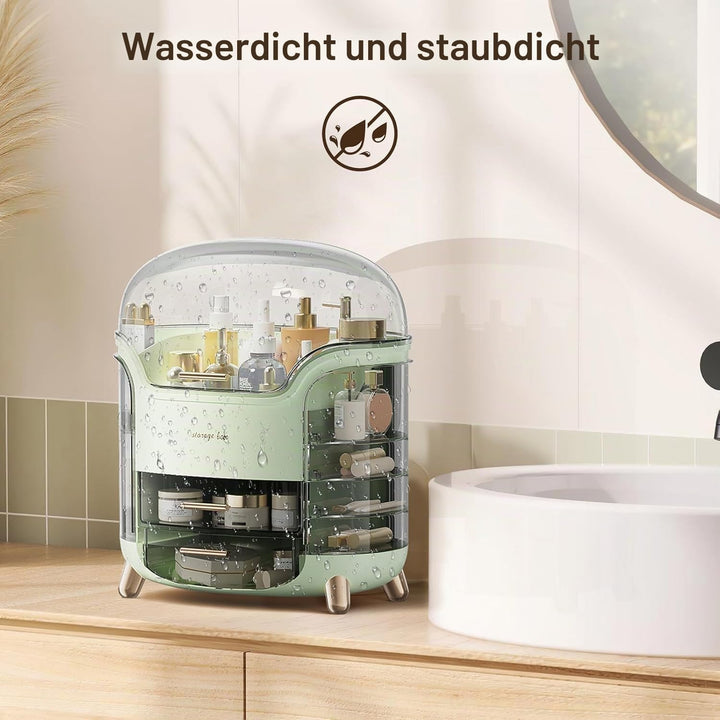 Make Up Organizer, Hautpflege-Organizer Wasserdichter Staubdichter Badezimmer Organizer und Aufbewah