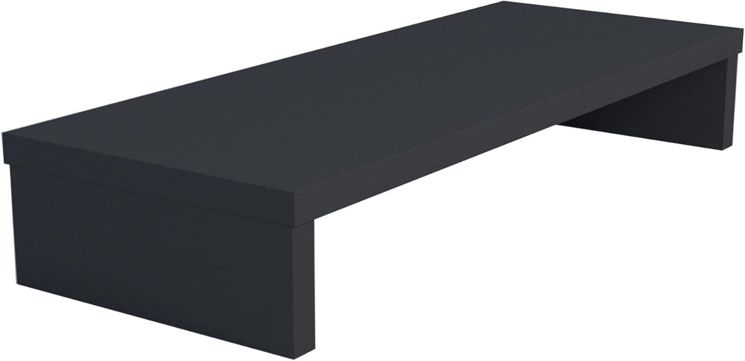 Henor Riser Halterung für TV aus Holz 90 x 35 x 15 cm Graphit. Unterstützt 60 kg. 90x35x15 Graphit M