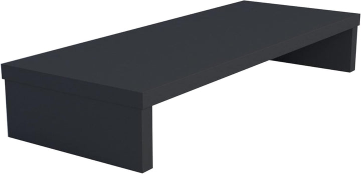 Henor Riser Halterung für TV aus Holz 90 x 35 x 15 cm Graphit. Unterstützt 60 kg. 90x35x15 Graphit M