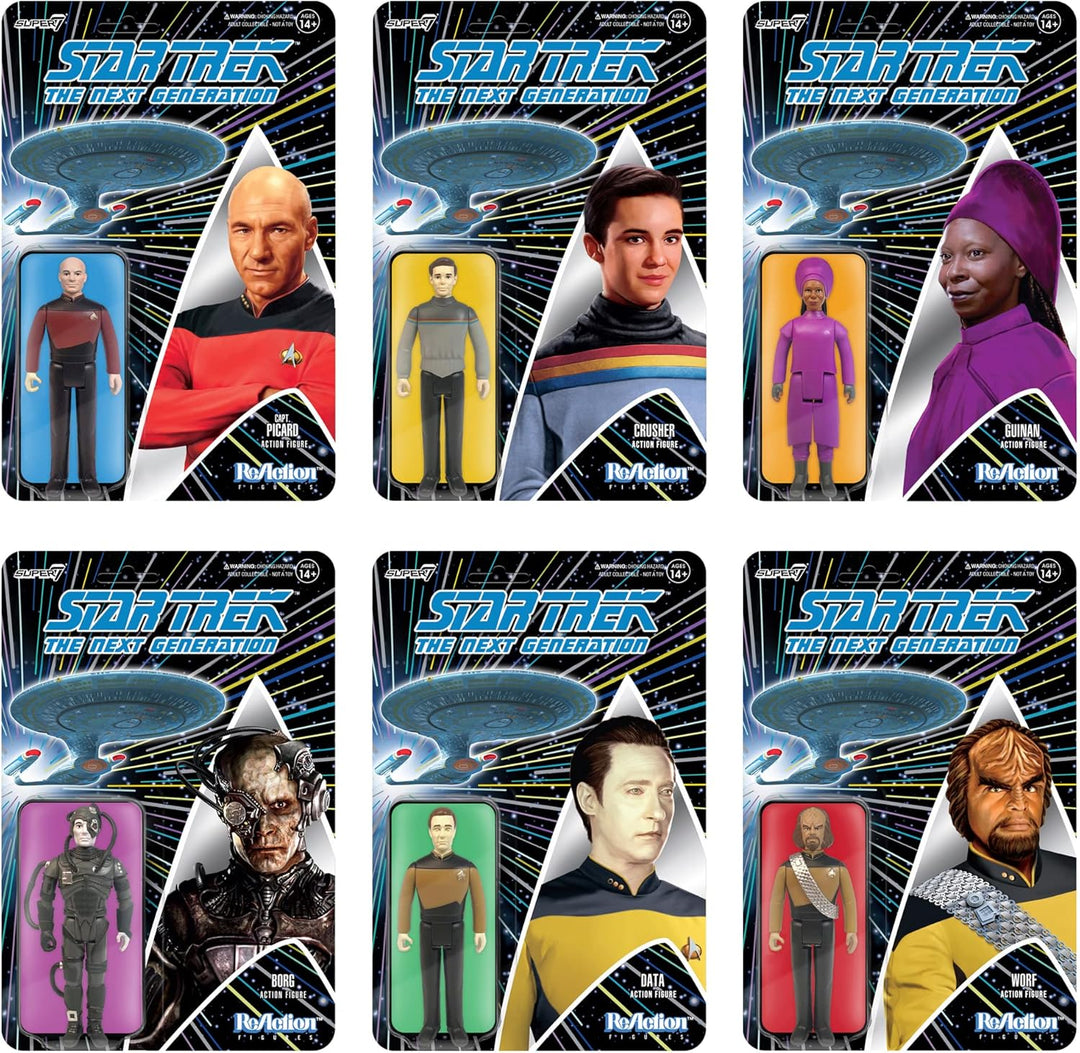 Super 7 Figur Reaction Star Trek Wesley Crusher