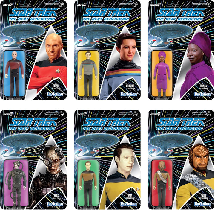 Super 7 Figur Reaction Star Trek Wesley Crusher