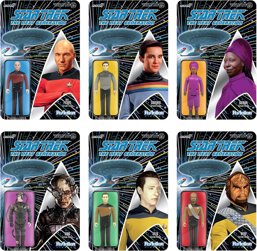 Super 7 - Star Trek: The Next Generation Reaction Figure Wave 1 - Daten