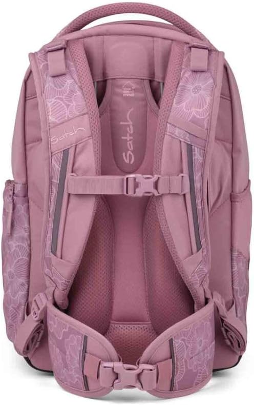 Satch Match Schulrucksack Set 3tlg. inkl. Schlamperbox und Sporttasche (Magnolia Dream), Magnolia Dr