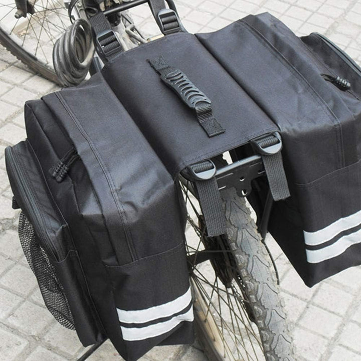 Yhuasia Fahrradtasche Gepäckträger, Kofferraumtasche, Doppeltasche, Fahrradtasche, Doppeltasche, für