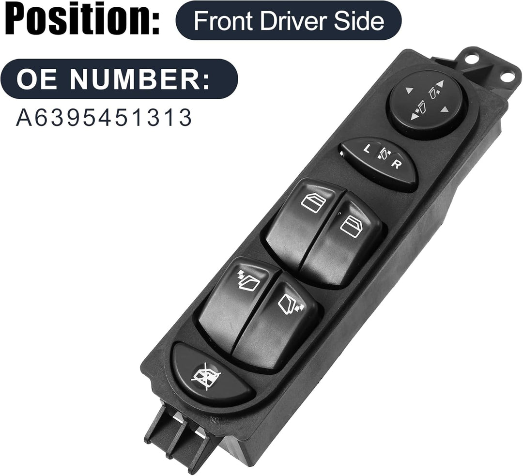 A ABSOPRO Auto Master Fenster Heber Schalter Vorne Fahrer Seite A6395451313