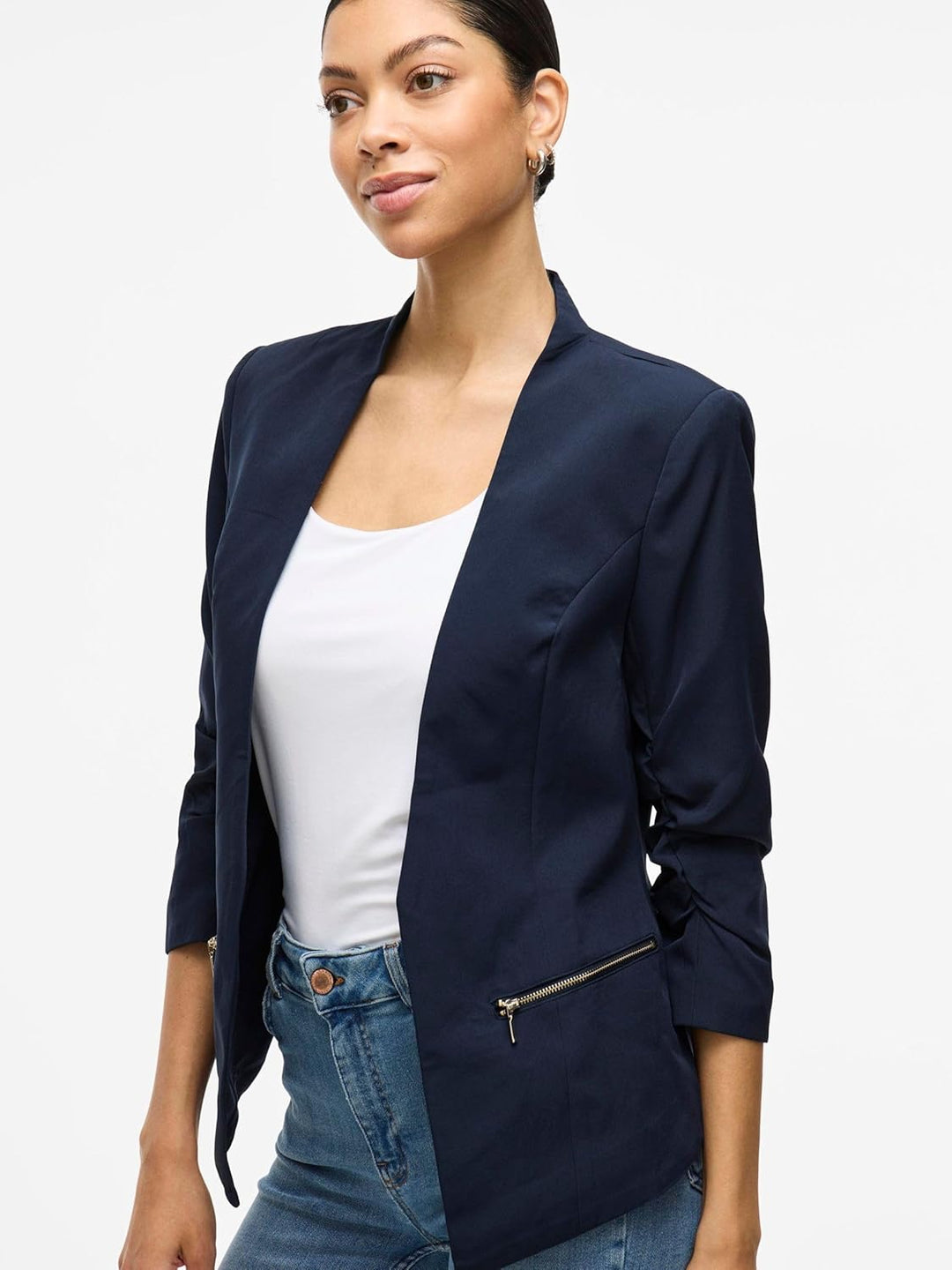 Vila Damen Blazer 36 Navy Blazer, 36 Navy Blazer