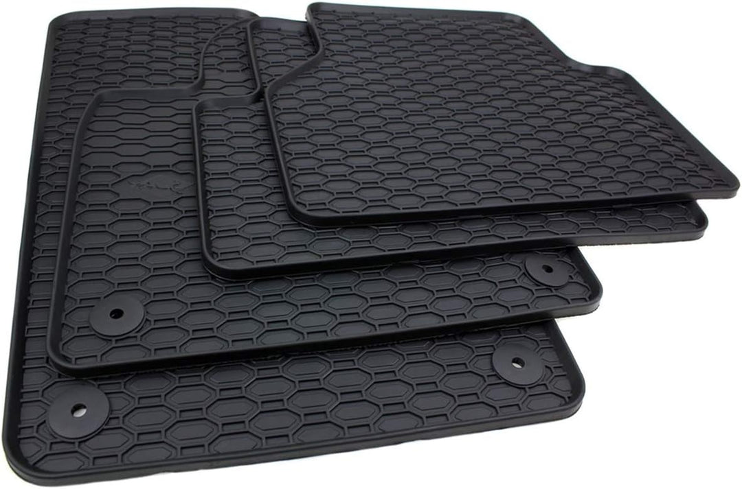 Kfzpremiumteile24 Gummimatten Kompatibel mit Tiguan I 5N Baujahr 2008-2016 Premium Fussmatten Allwet