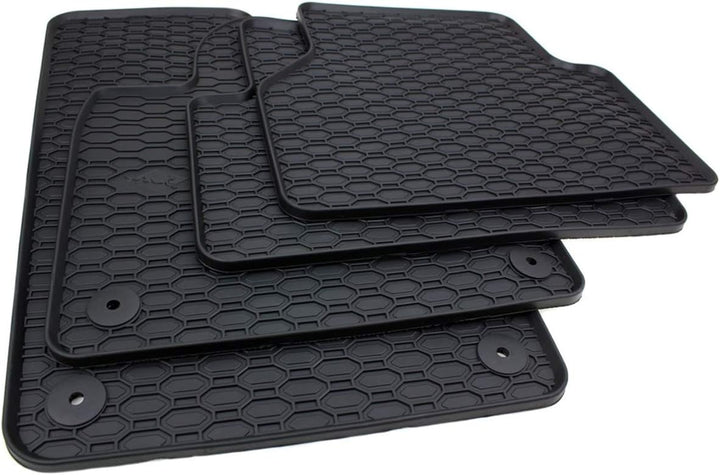 Kfzpremiumteile24 Gummimatten Kompatibel mit Tiguan I 5N Baujahr 2008-2016 Premium Fussmatten Allwet