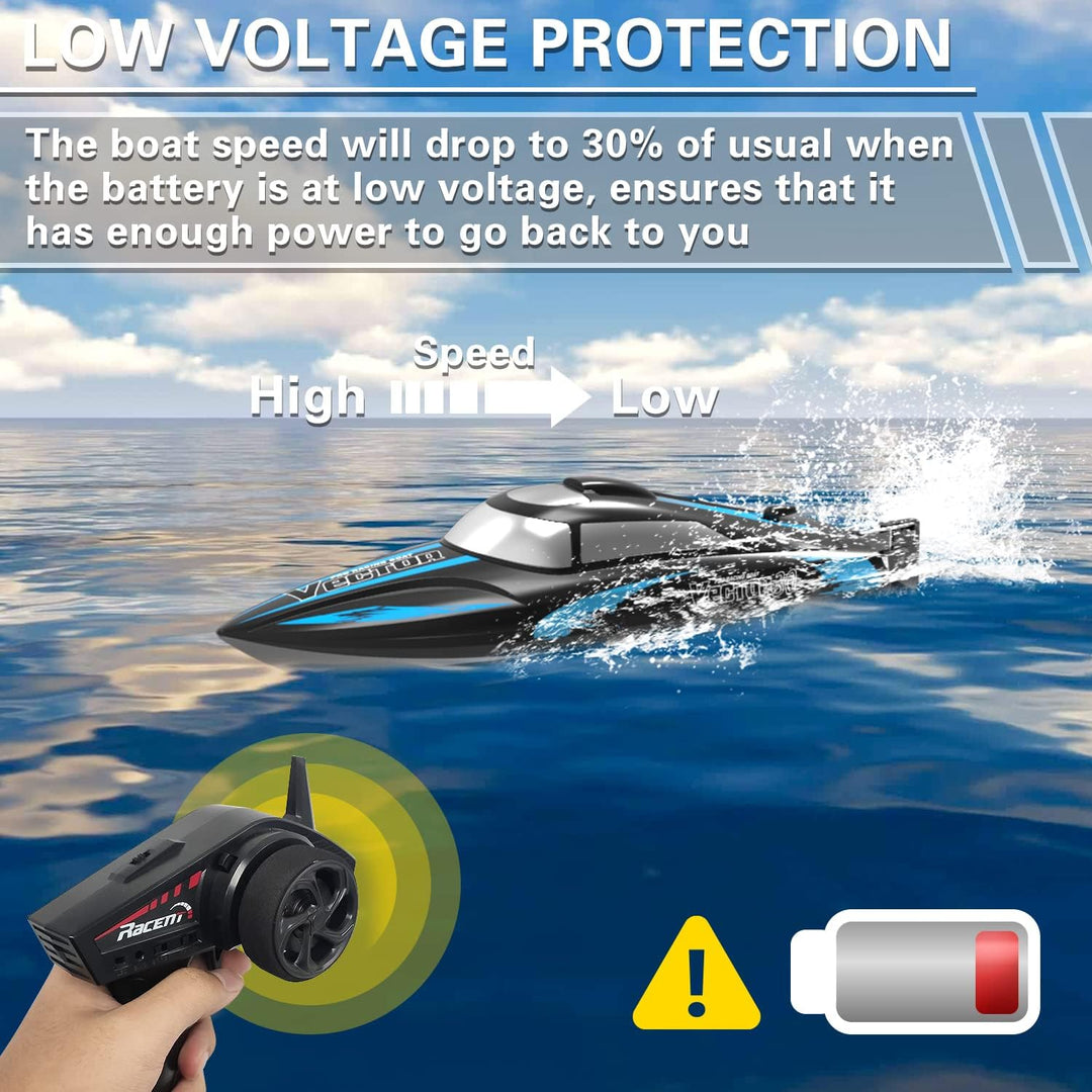 VOLANTEXRC RC Boot ferngesteuerte Boote Vector30, 2,4 GHz Rennboot RC Boot für Pools und Seen, 20+km