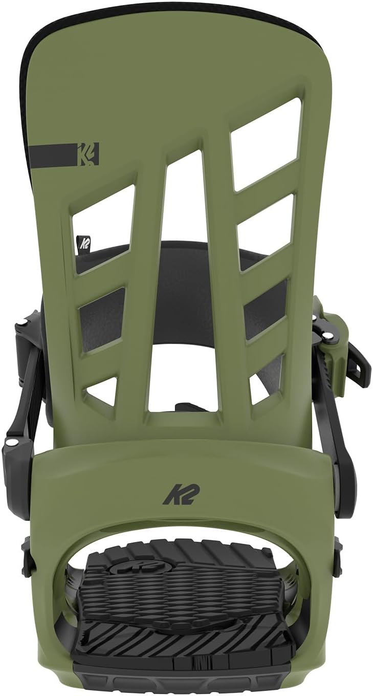 K2 Herren INDY Snowboard-Bindung, Moss, M (EU: 36.5-42 / US: 6-10 / Mondo: 230-270)