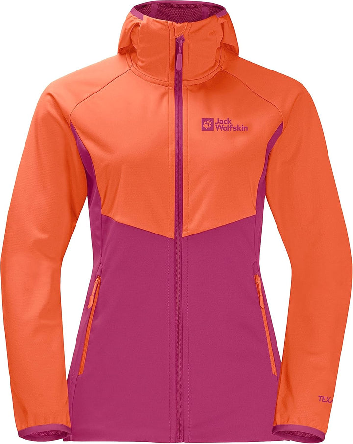 Jack Wolfskin Damen Go Hike Softshell W Softshelljacke XS new magenta, XS new magenta