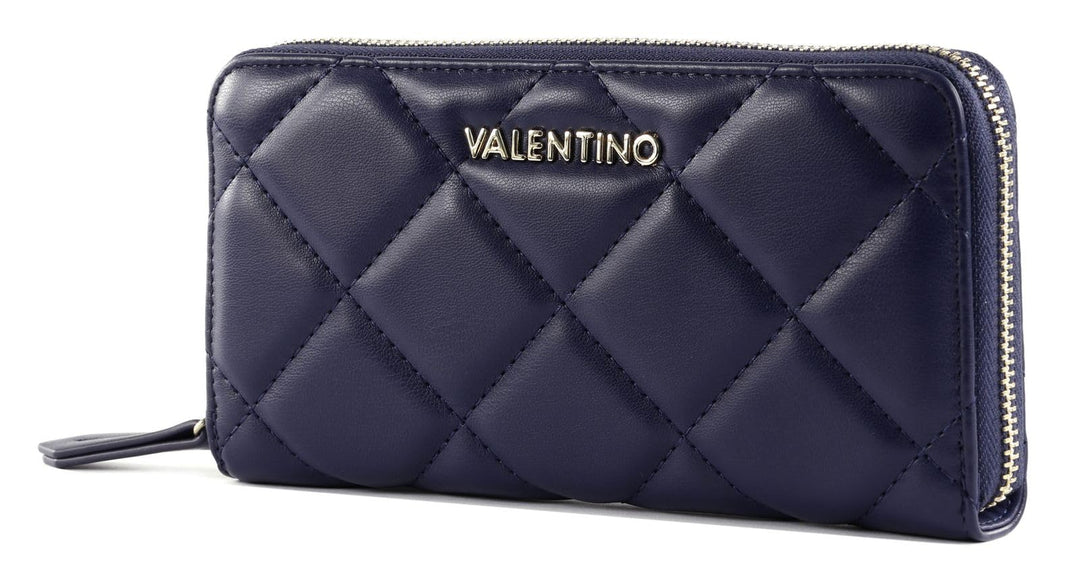 Valentino Damen Ocarina Travel Accessory-Bi-Fold Wallet De mano Blu, De mano Blu