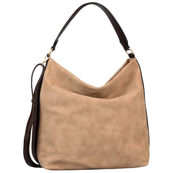 Gabor , Gwen , Damen , Schultertasche Mixed Taupe, Mixed Taupe