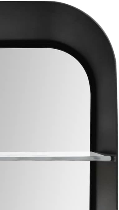 Talos Spiegelschrank Bad mit Beleuchtung oval 40 x 60 cm - Badezimmer Spiegelschrank mit hochwertige