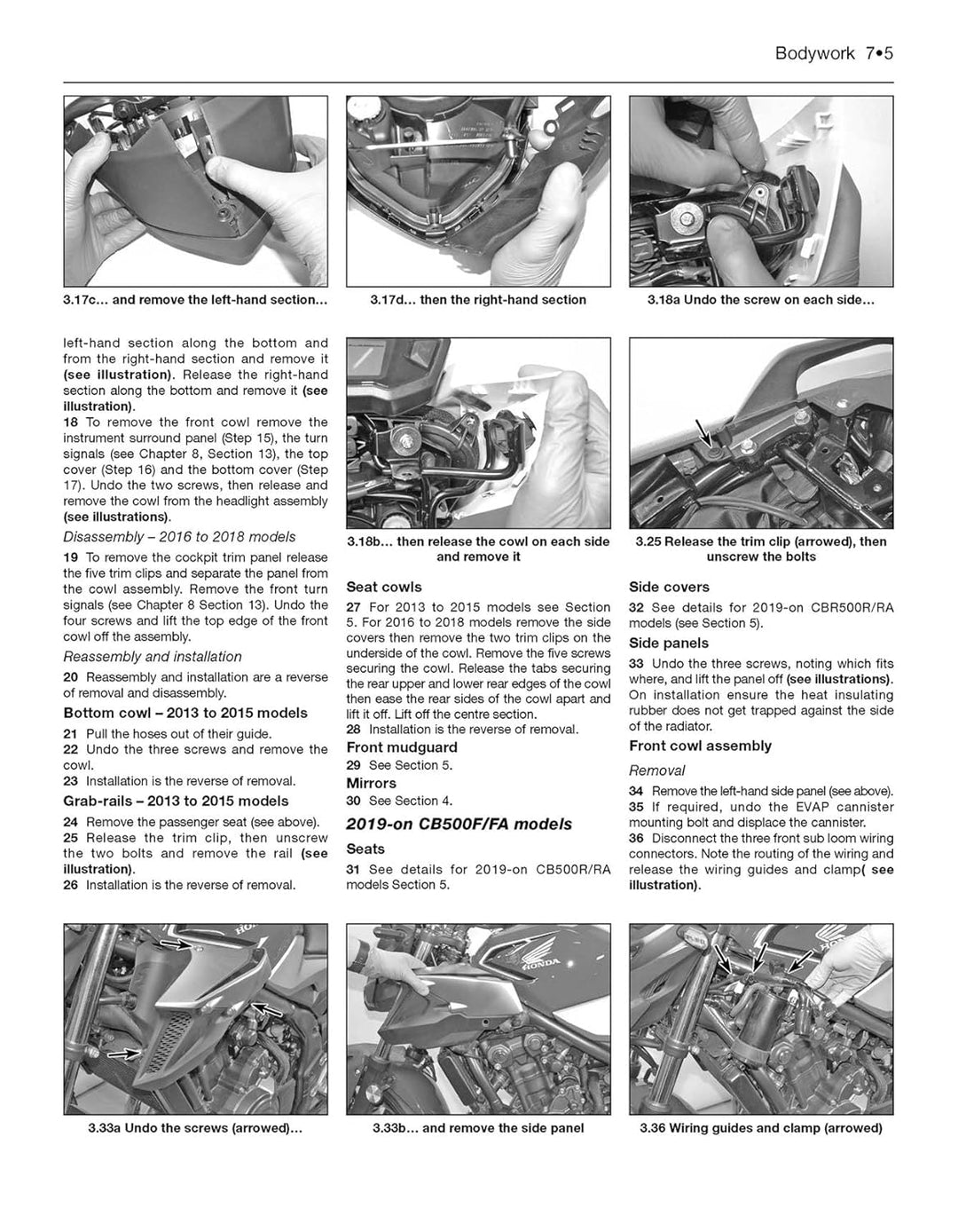 Honda CB500F/X & CBR500R update (13 -20): 2013 to 2020 (Haynes Service & Repair Manual)
