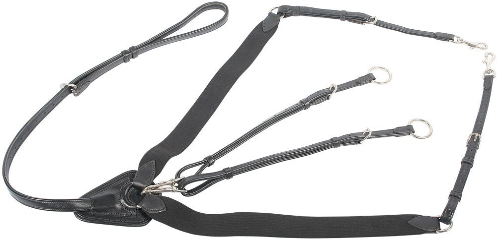 Harry's Horse Elastisch voortuig, Farbe:schwarz, Grösse:Pony S schwarz, S schwarz