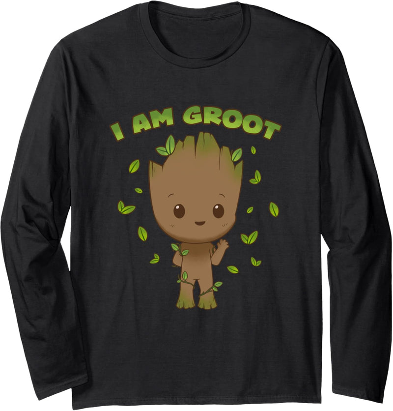 Marvel Studios I Am Groot Says Hello Langarmshirt