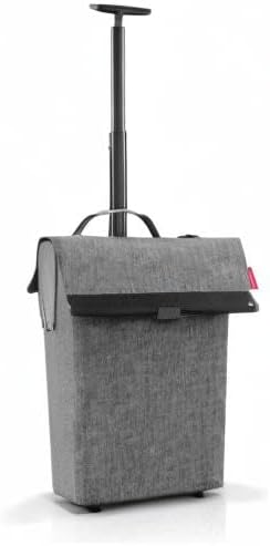 Reisenthel Trolley M NT7052 Einkaufsshopper mit Rollen in der Farbe Silver – aus hochwertigem Polyes