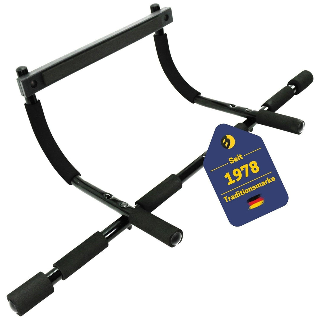 Best Sporting 4 in 1 Multifunktions Tür-Reck I Klimmzugstange mit Softgrip I Belastbar bis 100 kg I