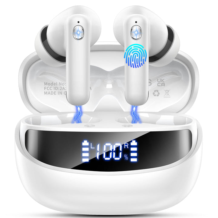 Bluetooth Kopfhörer, 2026 Kopfhörer Kabellos Bluetooth 5.4, 50 Std Spielzeit In Ear Kopfhörer mit 4