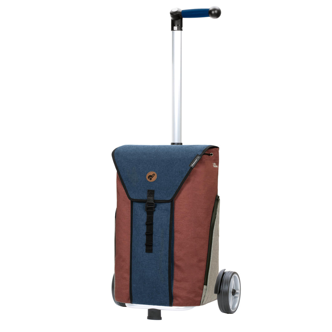 ANDERSEN Einkaufstrolley - Shopper Oli.P 2.0 blau 50 L Einkaufswagen, hochwertig, Shopping, Thermo,