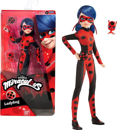 BANDAI - Miraculous Ladybug - Puppe - Ladybug Time to de-evilize- 26 cm grosse Ankleidepuppe - P5000