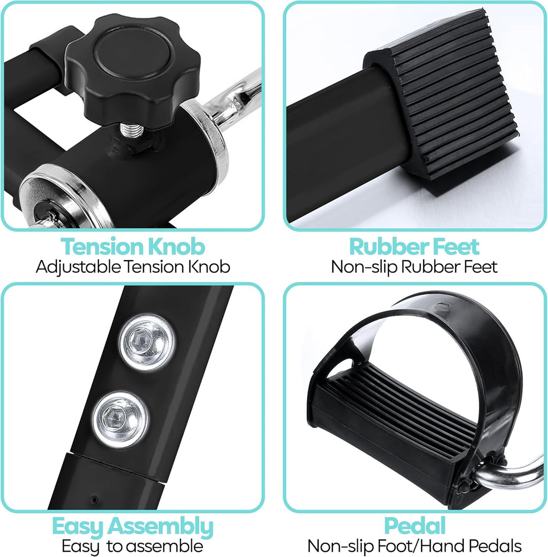 Techfit Pedal-Ausbilder, Mini-Heimtrainer für Heim und Büro, leichte Trainingsmaschine für Arme und