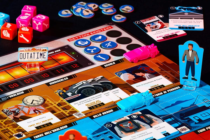 Ravensburger - Back to The Future Italienische Version - Strategisches Brettspiel, 2-4 Spieler, 10+