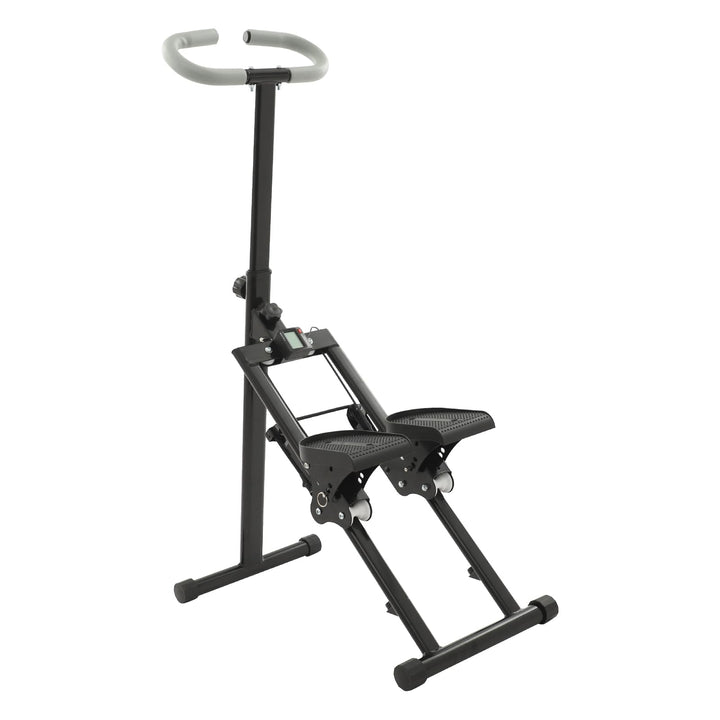 Treppensteiger, Zusammenklappbar Stair Stepper Cardio-Übung mit 3 Gänge Einstellbarer Pedal, Verstel
