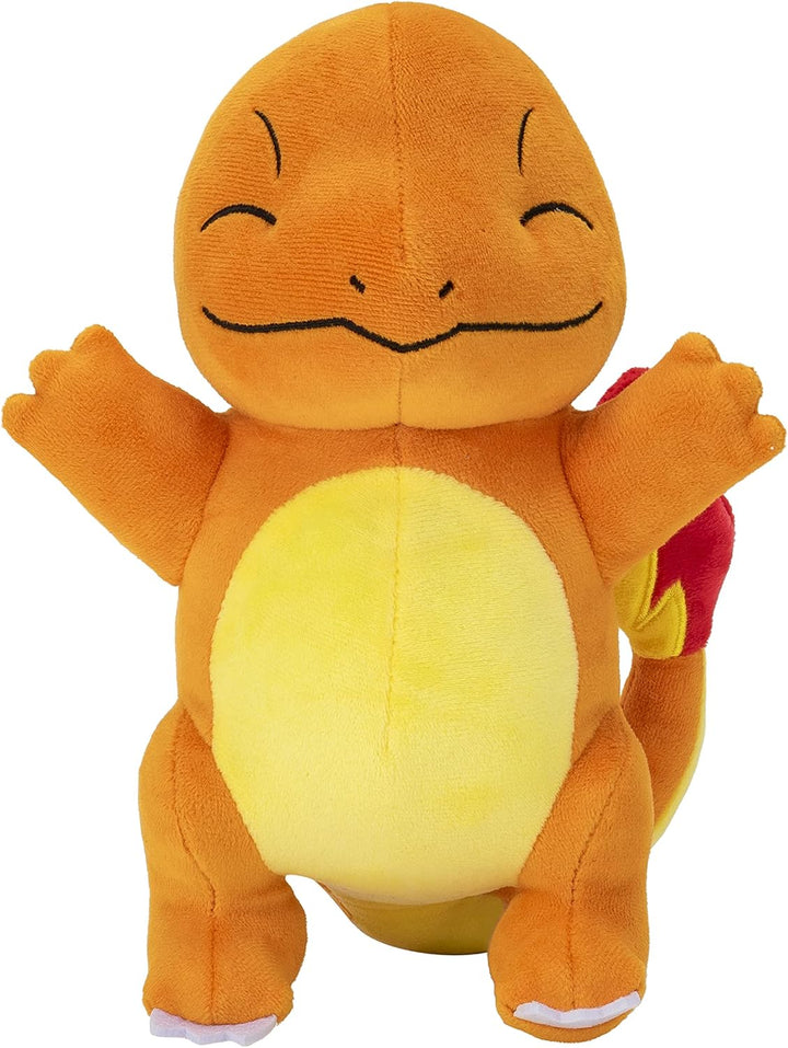 Pokémon PKW2693-20cm Plüsch - Schiggy, offizielles Plüsch & PKW2695-20cm Plüsch - Glumanda, offiziel