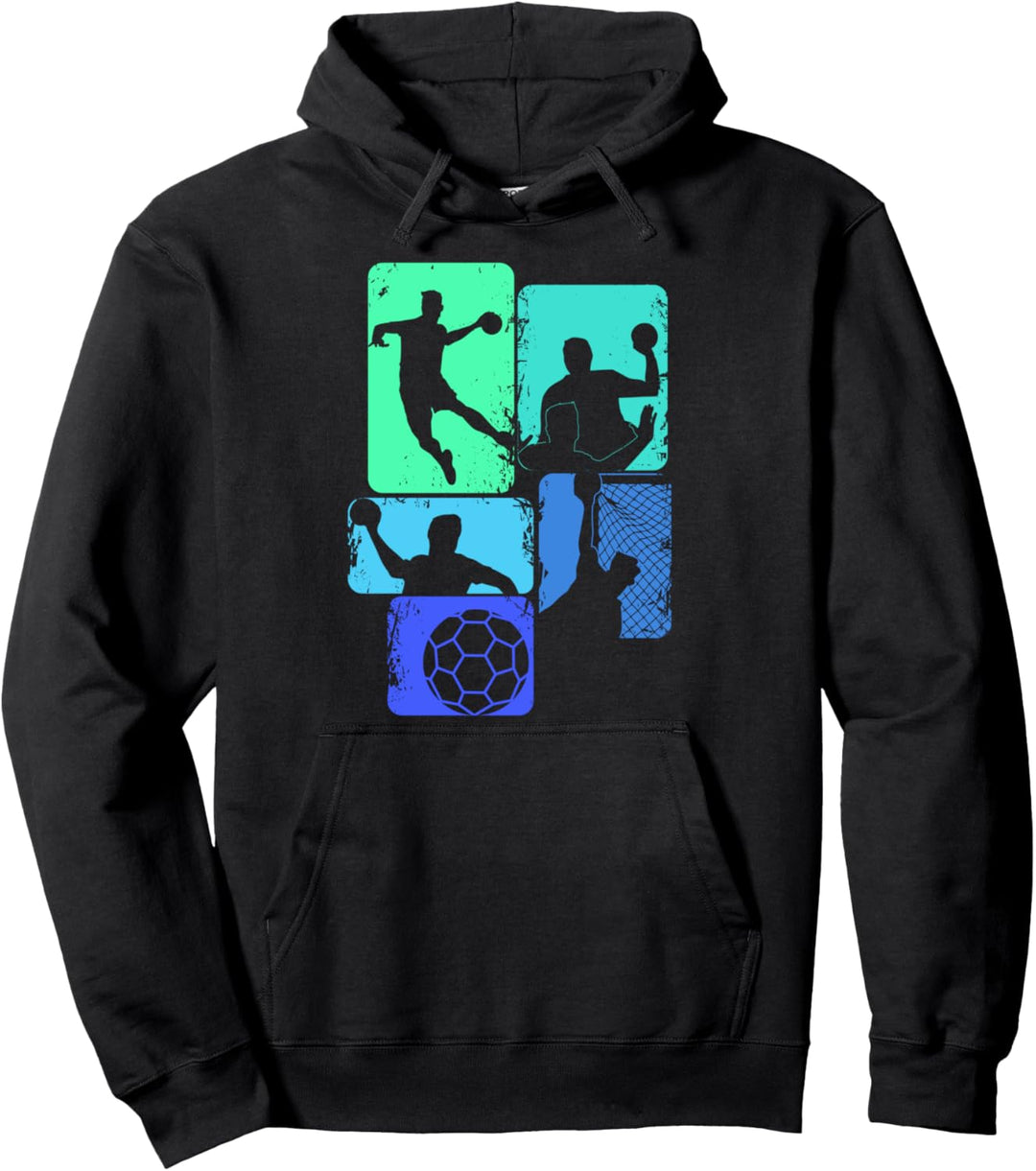 Handball Handballer Jungen Kinder Männer Pullover Hoodie