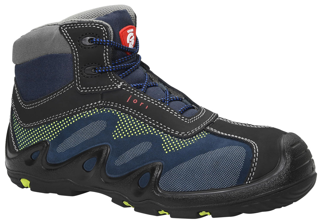 JORI Sicherheitsschuhe Harvey Mid S3, Damen und Herren, Leder, Kunststoffkappe (Leichter als Stahlka