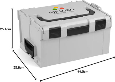 Bosch Sortimo L BOXX 238 Grau individuell anpassbar mit Ihrem Logo | L BOXX Grösse 3 | Werkzeugkoffe