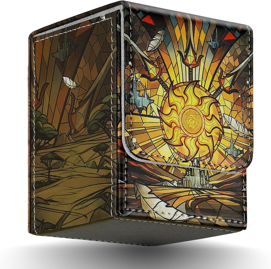 Deck Box für MTG Karten, TCG Aufbewahrungsbox für Magic The Gathering Karten für über 100 einzeln ge