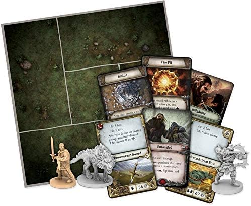 Fantasy Flight Games , Lord of the Rings: Journeys in Middle-Earth , Board Game , Ages 14+ , 1-5 Pla