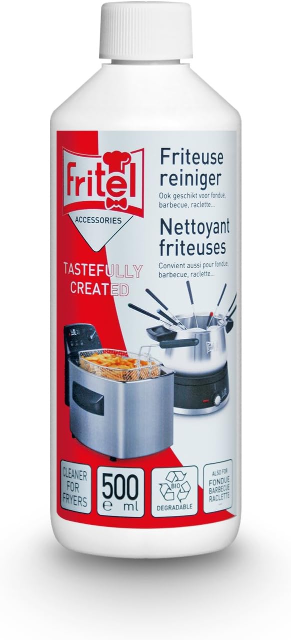 Fritteusenreiniger 500ml - Geeignet für Fritteusen, Fondues, Raclettes, Barbecues,...