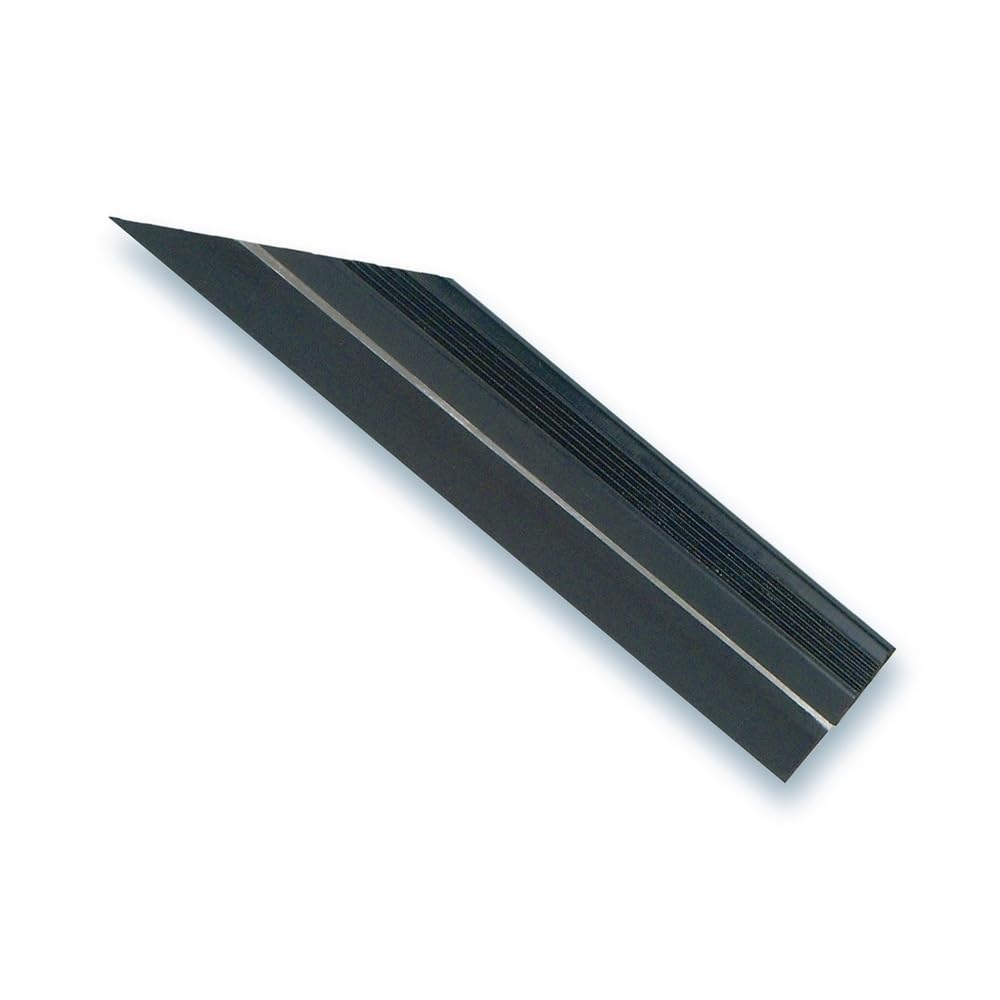 Steinle 6101 Haarlineal brüniert Länge: 400 mm DIN874/00