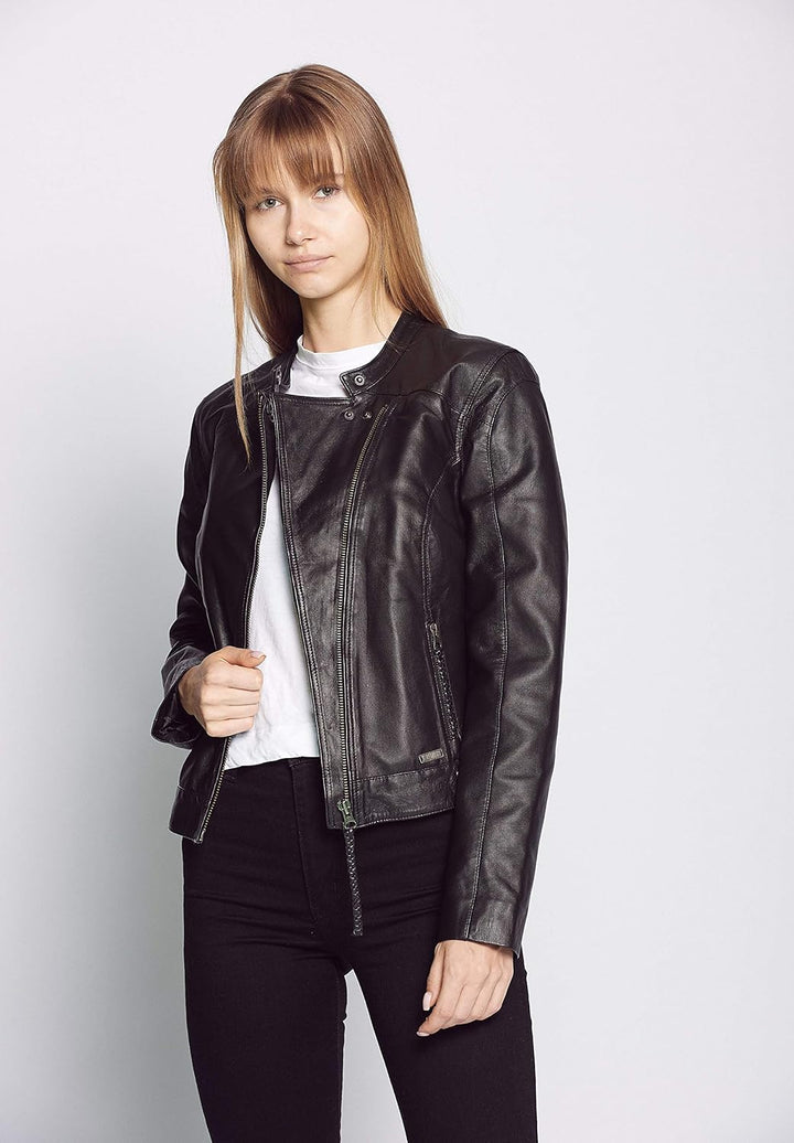 MUSTANG Damen Lederjacke Akara M Schwarz, M Schwarz