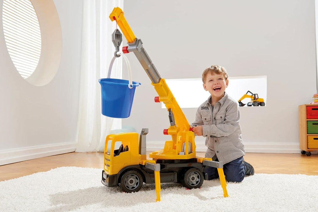 SIMM Spielwaren 2176 Konstruktionsfahrzeuge, Gelb, Schwarz