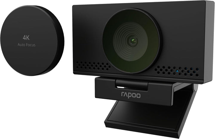 Rapoo XW4KAF - USB Webcam 4K mit Mikrofon, UHD 3024p, 75° Sichtfeld, Autofokus, Doppelmikrofon mit R