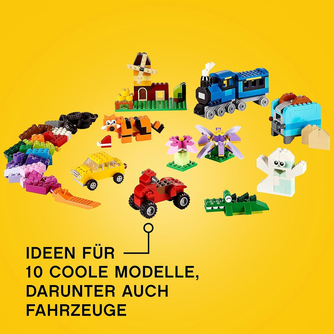 LEGO 10696 Classic Mittelgrosse Bausteine-Box, Bausteine mit Aufbewahrungsbox für Kinder, Geschenk f