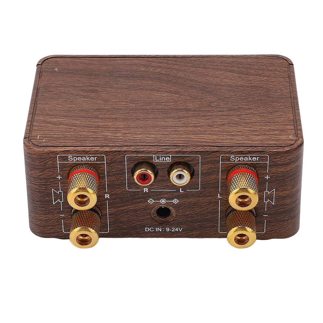 Mini Bluetooth 5.0 Leistungsverstärker DC9V-24V Dual 50W Kanäle 2.0 Stereo HiFi Digital Amp USB Heim