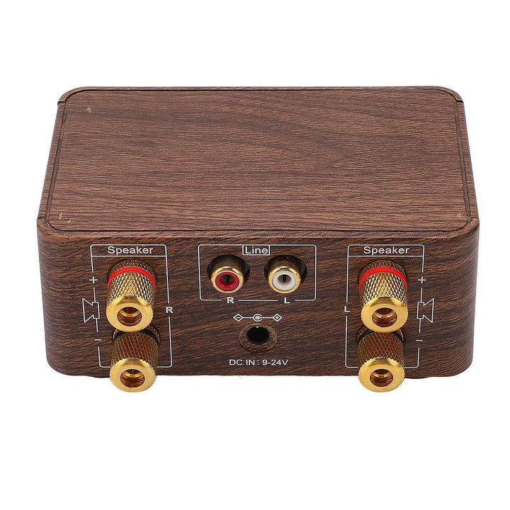 Mini Bluetooth 5.0 Leistungsverstärker DC9V-24V Dual 50W Kanäle 2.0 Stereo HiFi Digital Amp USB Heim