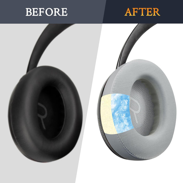 SOULWIT Kühlgel Ersatzpolster Ersatz Ohrpolster für Bose 700 (NC700 NC 700) Noise Cancelling Kopfhör