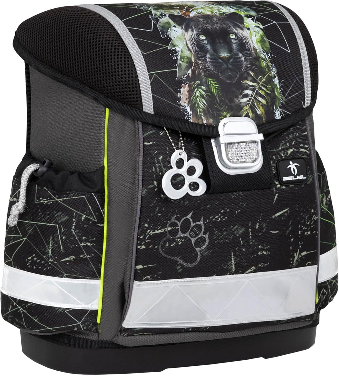 Belmil Classy Schulranzen Set 4 - teilig (403-13/AG/S) Black Panther, Black Panther
