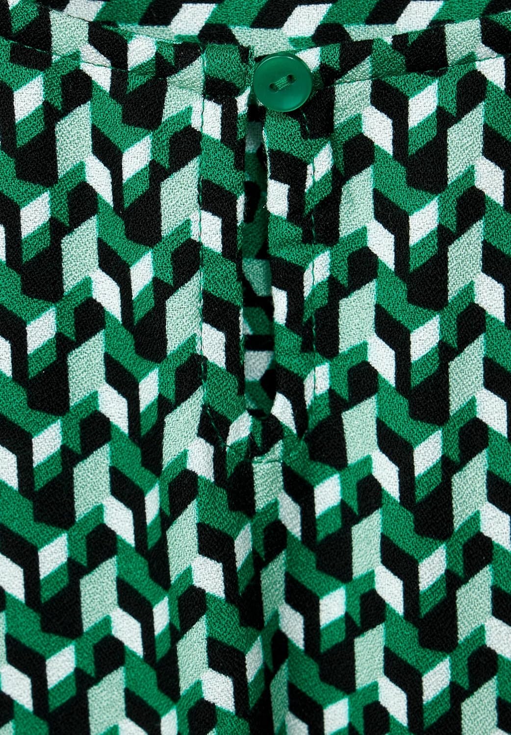 Cecil Damen Blusenshirt Bedruckt S Easy Green, S Easy Green